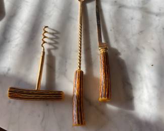 Vintage Antler Handlebar Set 