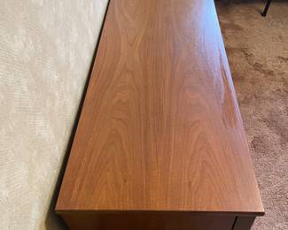 Vintage Mid Century Modern Walnut Credenza - White Furniture Company -