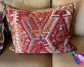 Large Kilim Down Accent Pillow - Set of 2 -