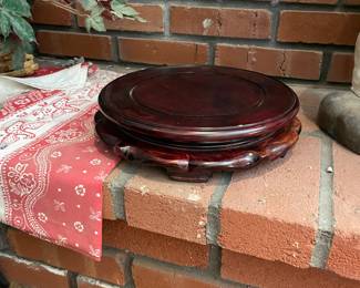 Chinese Wood Display Stand - 11"