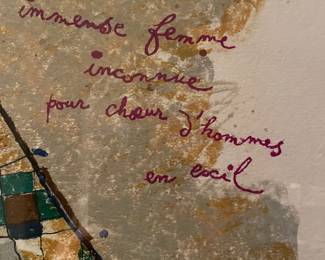 Theo Tobiasse Immense Femme Inconnue Pour Choeur D'hommes En Escil, 1983 - Signed and Numbered 