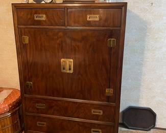 Vintage Drexel Heritage Armoire/Gentleman's Dresser Dynasty Collection -42.5" W x 60" H x 18.25" D