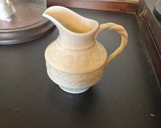 Belleek Irish Porcelain Creamer - Cleary Pattern