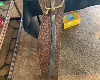 Vintage Dragon Handle Decorative Sword