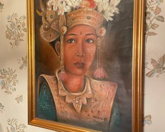 Bali Spiritual Dancer Framed Wall Art