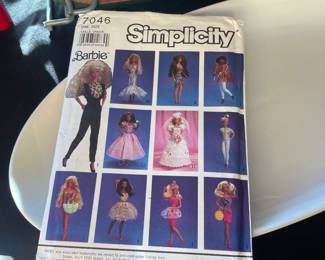 Vintage Barbie Simplicity Pattern 