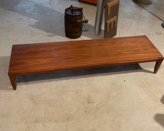 MCM Low Walnut Coffee Table from White Furniture Company
