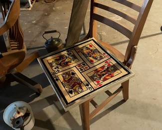 Vintage Solid Wood Library Office School House Chair