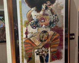 Theo Tobiasse Immense Femme Inconnue Pour Choeur D'hommes En Escil, 1983 - Signed and Numbered 