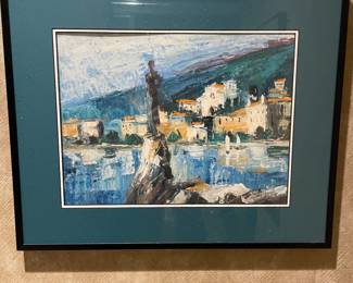 Signed and Dated Framed Painting