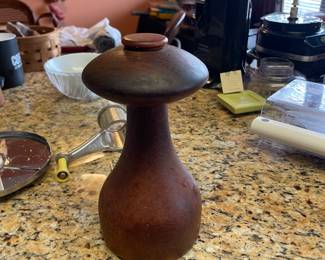MCM Dansk Teak Jens Quistgaard Pepper Mill and Salt Shaker