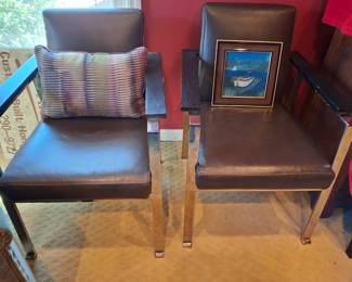 Pair Mid Century Modern Chairs