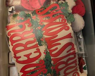 christmad paper decorative items and dept 56 