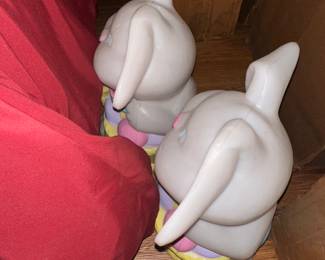 vintage easter blow mold 