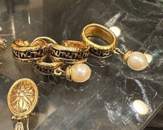 vintage fendi earrings 