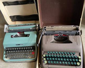 Olivetti Typewriter & smith corona typewriter 