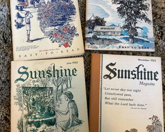1950's Sunshine Magazines