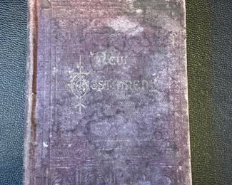 1882 New Testament Lord & Saviour Jesus Christ Pocket Bible