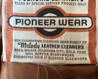 Pioneer Wear Suede Leather Western Vest - Men's Size 44