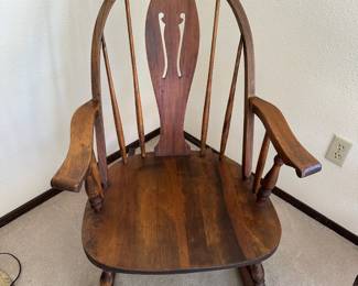 Victorian Spindle Back Rocking Chair