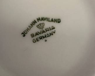 Johann Haviland Bavaria Germany "Blue Garland" Dinnerware Set