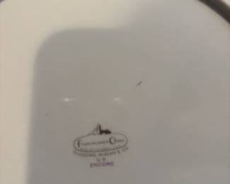 Franciscan China "Encore" Dinnerware Set