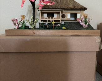Miniature Traditional Japanese House Model