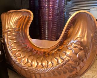 Copper Fish Jello/Cake Mold