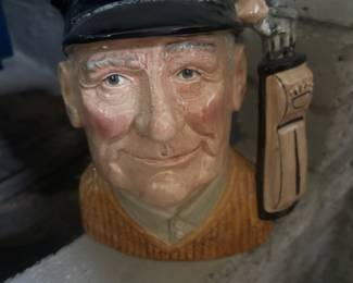 Royal Doulton "Golfer" Toby Mug