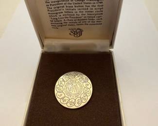 Stieff George Washington Inaugural Pin Reproduction