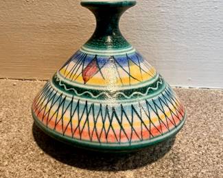 Vietri Italy Ceramic Vase by Luigi D'Amore