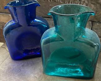 Cobalt Blue Water Bottle/Vase, Turquoise Water Bottle/Vase