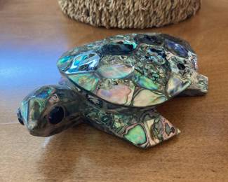 Abalone Shell Turtle Figurine