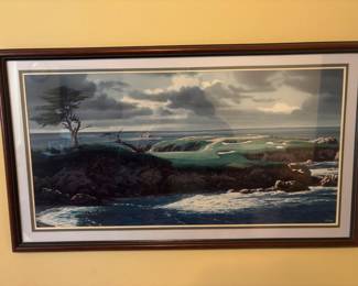 Framed & Matted Print "Dream Course" by DJ Mac