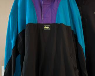 Quiksilver Tri-Color Block Windbreaker – Size XL