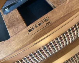 Pair of Swivel Bar Stools - Made in Malaysia 