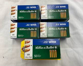 Lot# 125 - Sellier & Bellot .22 WMR Ammu
