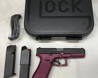Lot# 352a - 433fp Glock 17 GEN 5, 9mm, Black Cherry