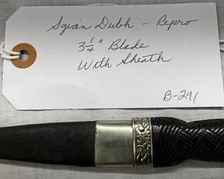 Lot# 208 - Sgian Dubh Reproduction Dagge