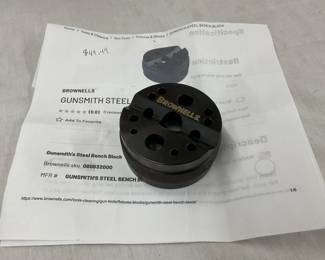 Lot# 467 - Brownells Gunsmith Steel Benc