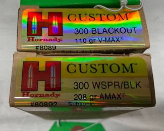 Lot# 156a - Lot of 40 Hornady Custom 300