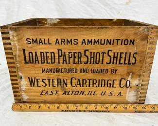 Lot# 229 - Western Cartridge Co. Wooden