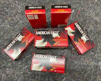 Lot# 69 - Six Boxes of American Eagle .4
