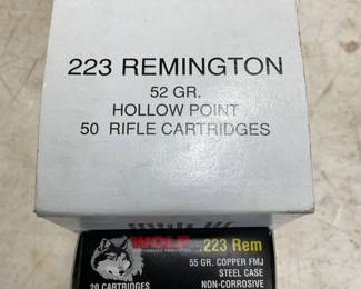 Lot# 488 - Lot of .223 Remington and Wol