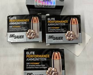 Lot# 29 - Four Boxes of Sig Sauer Elite