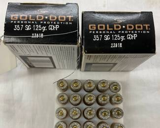 Lot# 8 - Speer Gold Dot .357 SIG 125 gr