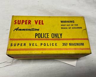 Lot# 159b - Super Vel Police .357 Magnum