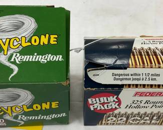 Lot# 134 - Two Boxes of .22 Caliber Ammu