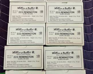 Lot# 97 - Sellier & Bellot .223 Remingto