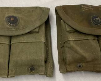 Lot# 506 - Pair of WWII OD Green M1 Carb